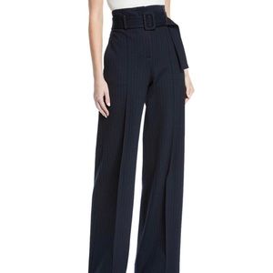 Theory High Waist Belt Pants